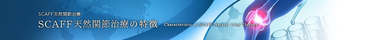 SCAFF天然関節治療の特徴